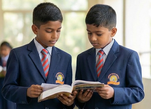 Students at Nava Bharath School